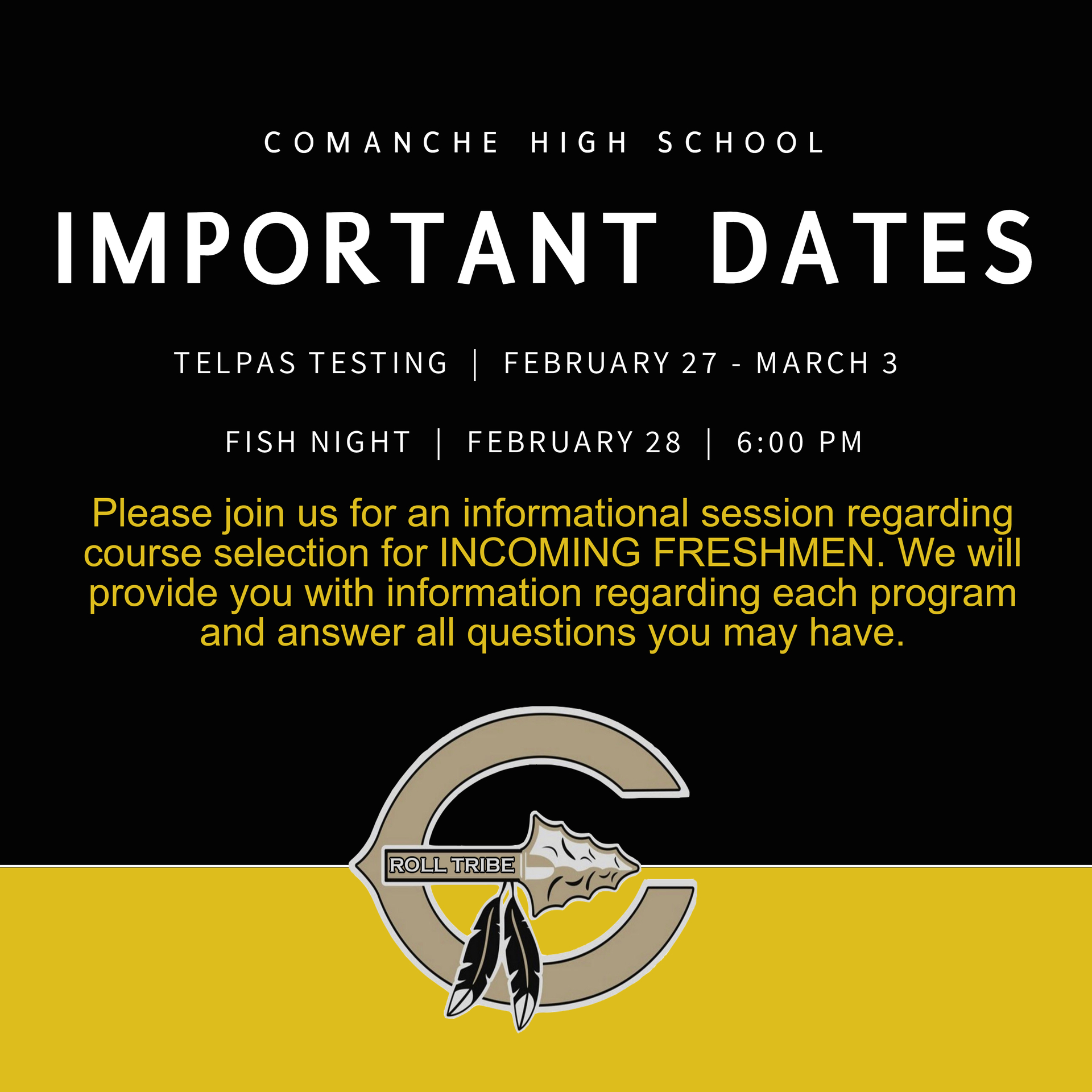 Important Dates